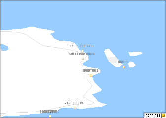 map of Indre Smellror